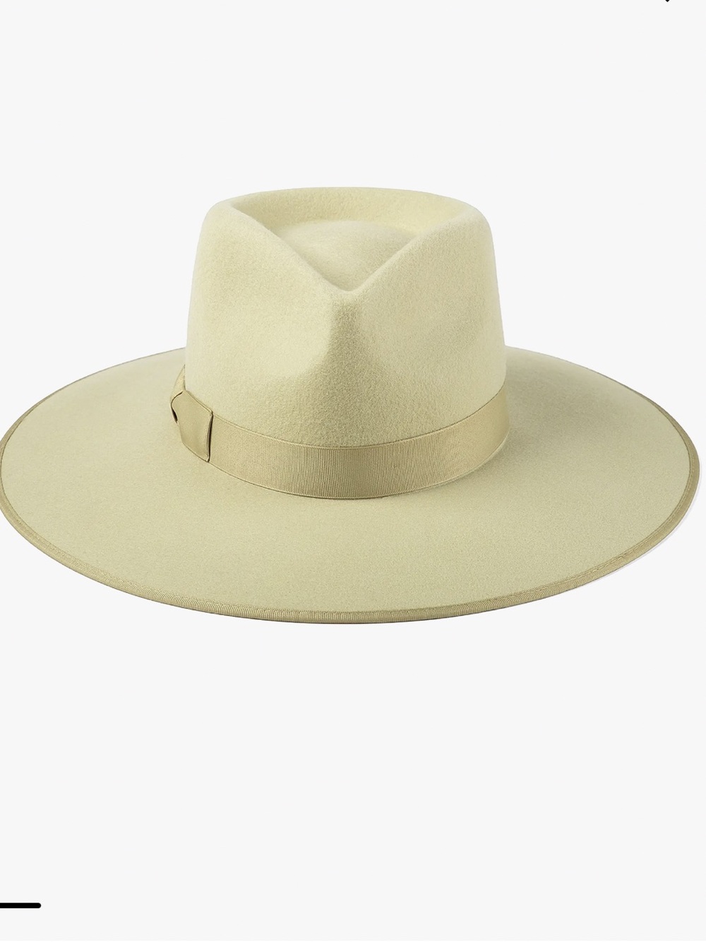 Lack of Color Pistachio Rancher Hat Wide Brim Felt Fedora Sz. M 57 cm Like New - Picture 1 of 11